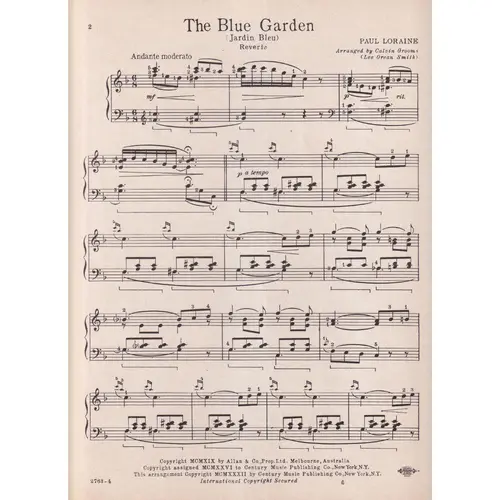 The Blue Garden   (Edição Antiga)