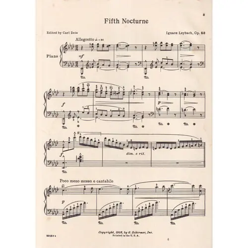 Fifth Nocturne - Op.52