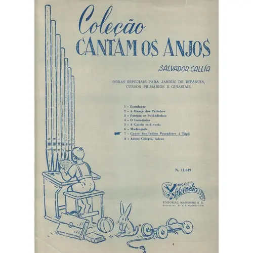 Canto Dos Indios Pescadores A Tupa para canto e piano
