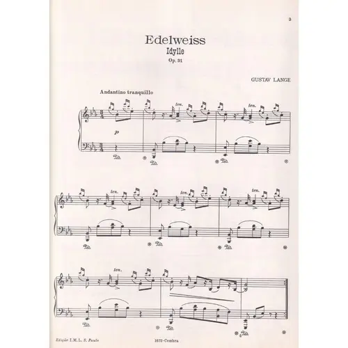 Edelweiss - Idylle - Op.31