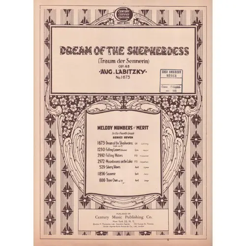 Dream Of The Shepherdess - Op.45  (Edição Antiga)