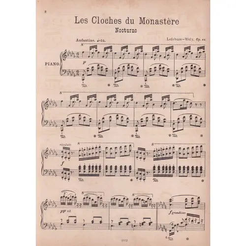 Les Cloches Du Monastere - Op.54  (Edição Antiga)
