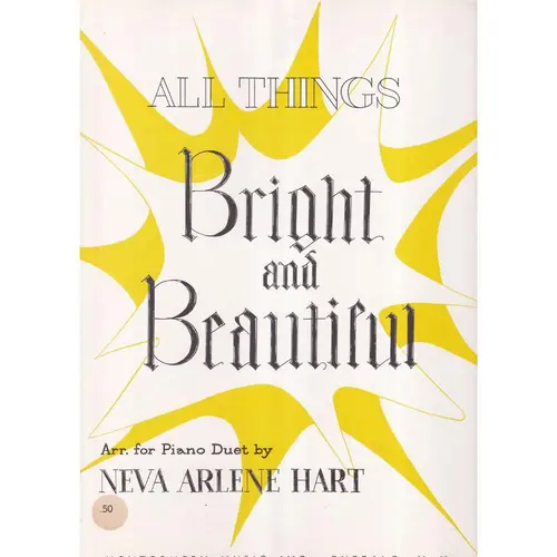 All Things Bright and Beautiful para piano duet