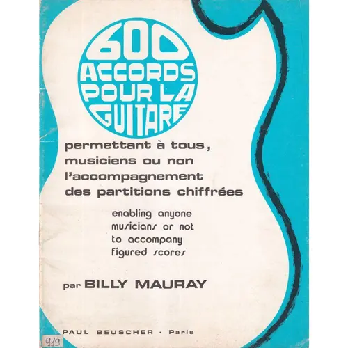 600 Accords Pour La Guitare