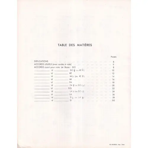 600 Accords Pour La Guitare