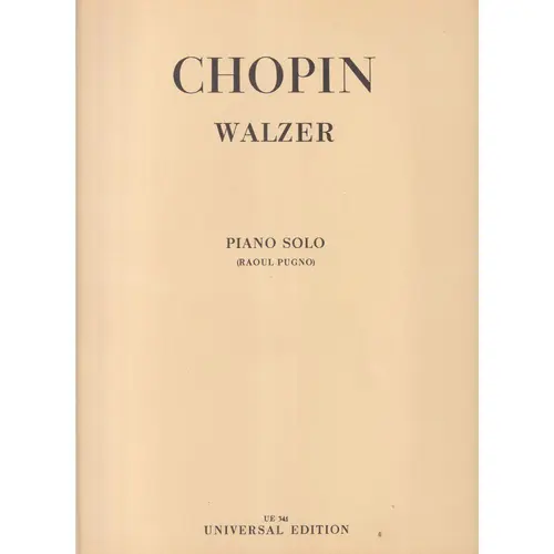 Walzer para piano (Raul Pugno)