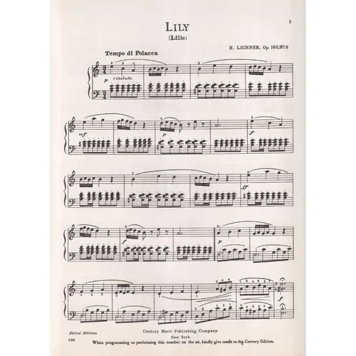 Lily - Op.160 N.8