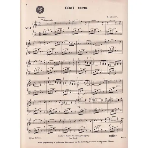 Boat Song  (Edição Antiga)