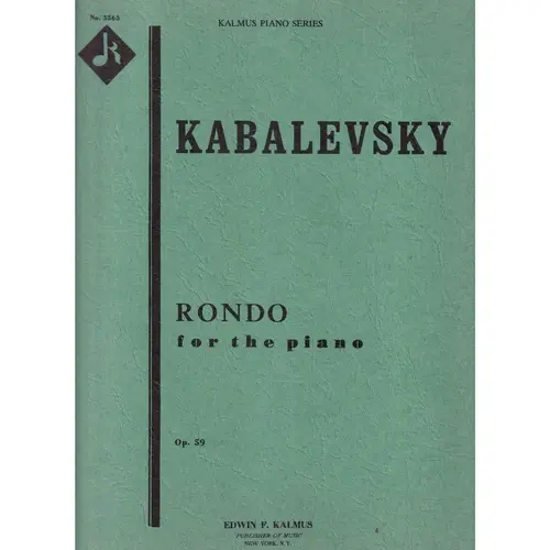 Rondo For The Piano - Op.59