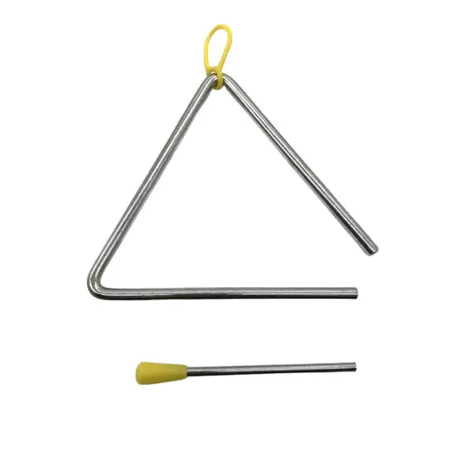 Triângulo metal 15 cm de metal infantil mini PHX