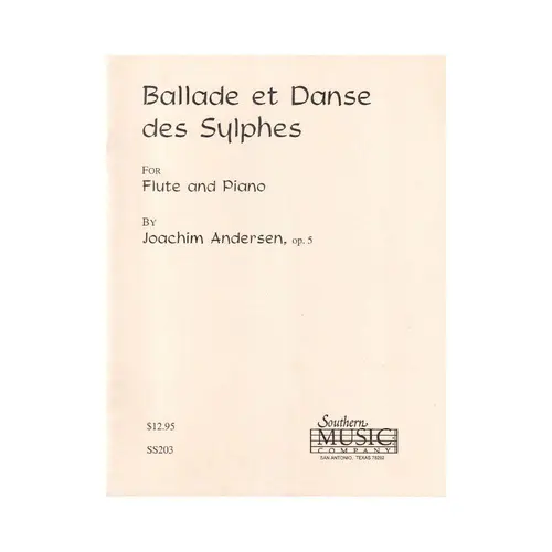 Ballade Et Danse Des Sylphes For Flute An Piano Op.5