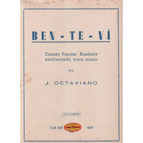 Ben-te-vi para piano