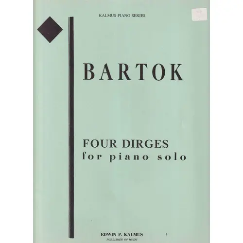 Four Dirges for piano