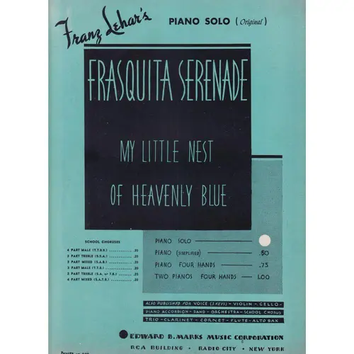 Frasquita Serenade (Original)  (Edição Antiga)