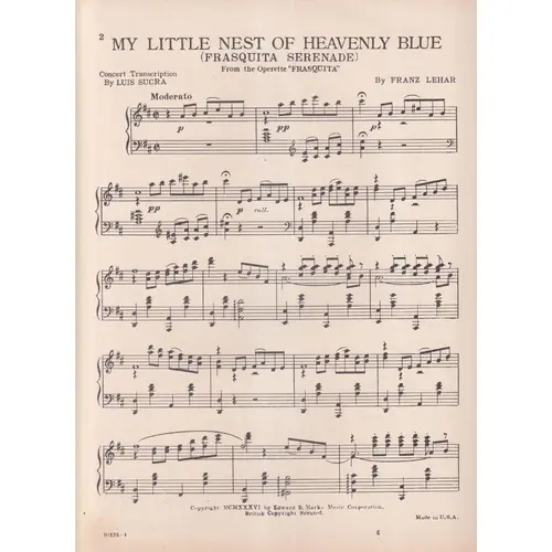 Frasquita Serenade (Original)  (Edição Antiga)