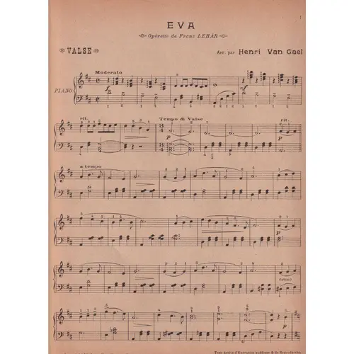 Eva - Valse  (Edição Antiga)