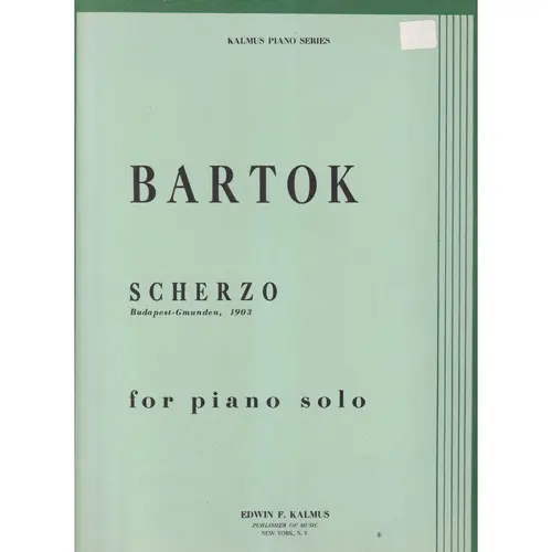 Scherzo (Budapest-Gmunden) para piano