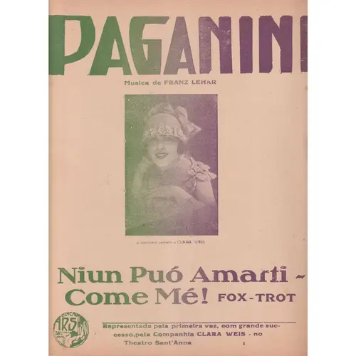 Paganini - Nium Puo Amarti,..  (Edição Antiga)