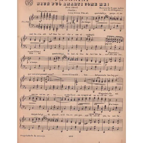 Paganini - Nium Puo Amarti,..  (Edição Antiga)