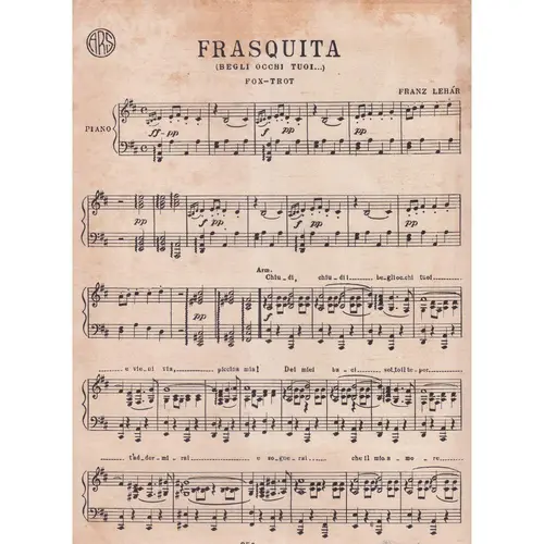 Frasquita  - Begli Occhi Tuoi  (Edição Antiga)