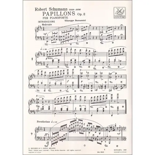 Papillons - Op.2