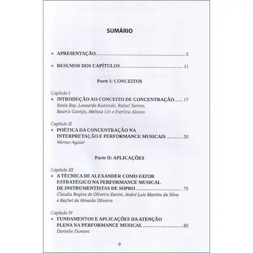 Concentração na Performance Musical: Conceitos e Aplicações