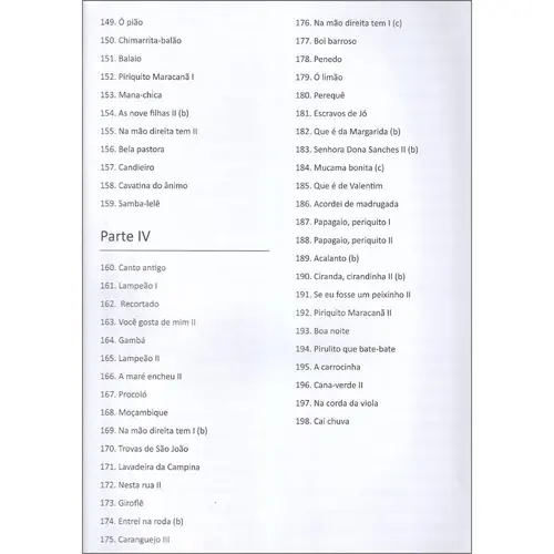 Canhendo de canções folclóricas brasileiras para dois violoncelos
