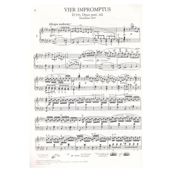 Impromptus D 935  (Op. Post. 142)