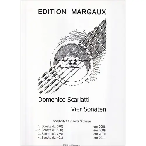 Vier Sonaten n.2 - Sonata F-Dur für 2 Gitarren L.188