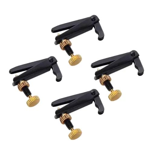 Microafinador - Fix Violino 4/4 Dominante Dourado + Preto - Cx 4 Unidades