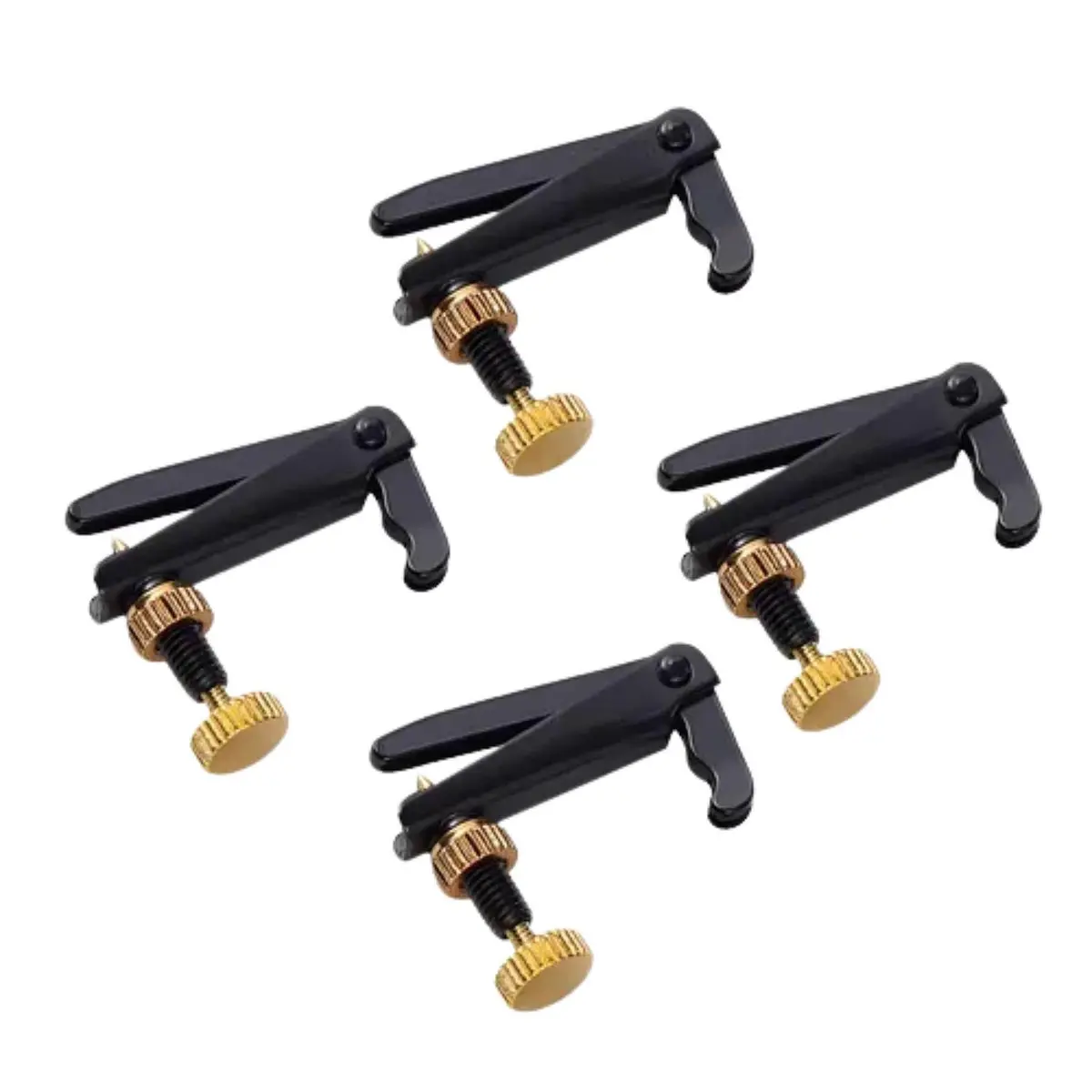 Microafinador - Fix Violino 4/4 Dominante Dourado + Preto - Cx 4 Unidades