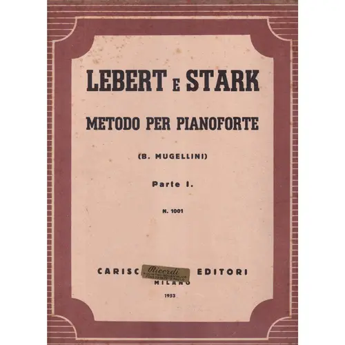 Metodo per pianoforte parte I