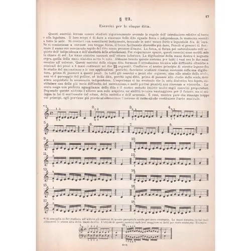 Metodo per pianoforte parte I