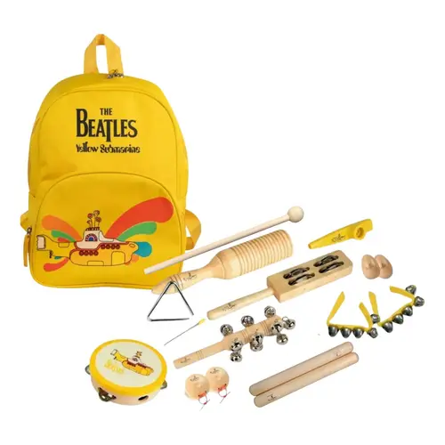 Bandinha Beatles PHX amarela (10 instrumentos+mochila)