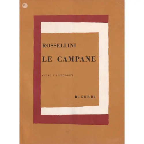 Le campane - canto e pianoforte
