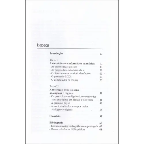 Musica e Tecnologia - O Som e Seus Instrumentos