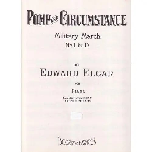 Pomp and Circumstance - Military March n. 1 in D