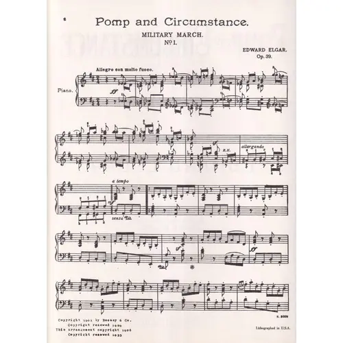 Pomp and Circumstance - Military March n. 1 in D