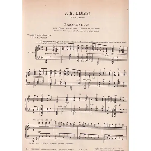 Passacaille  (Edição Antiga)