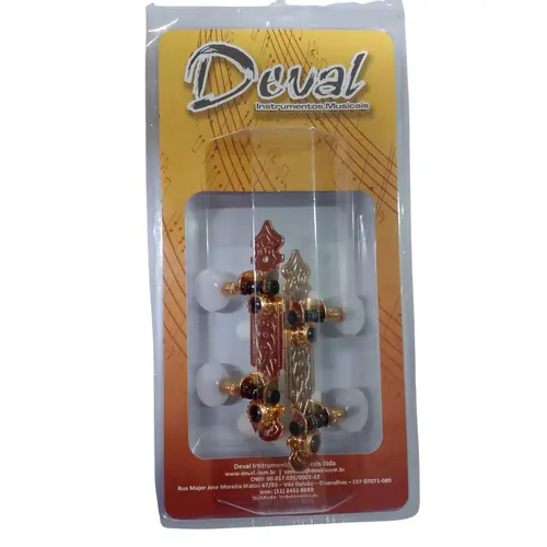 Tarraxa para cavaco Luxo Dourada Deval 130 pino grosso