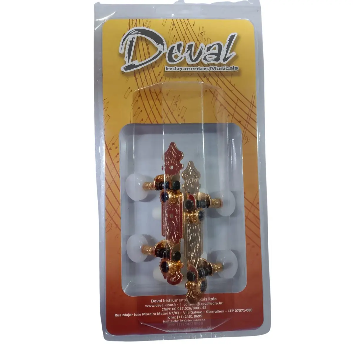 Tarraxa para cavaco Luxo Dourada Deval 130 pino grosso