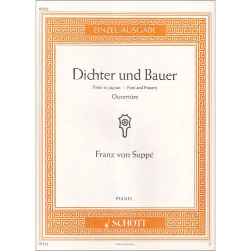 Dichter Und Bauer - Ouverture para piano