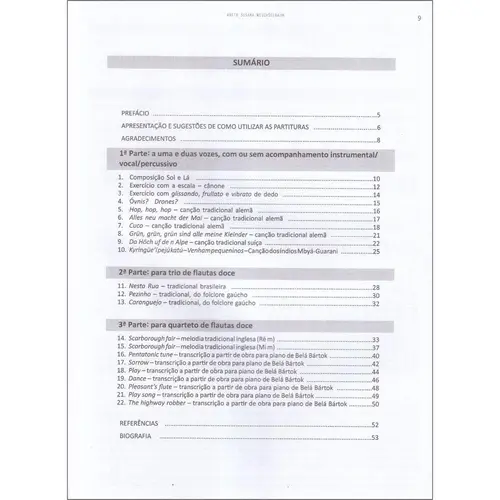 Arranjos, composições e transcrições