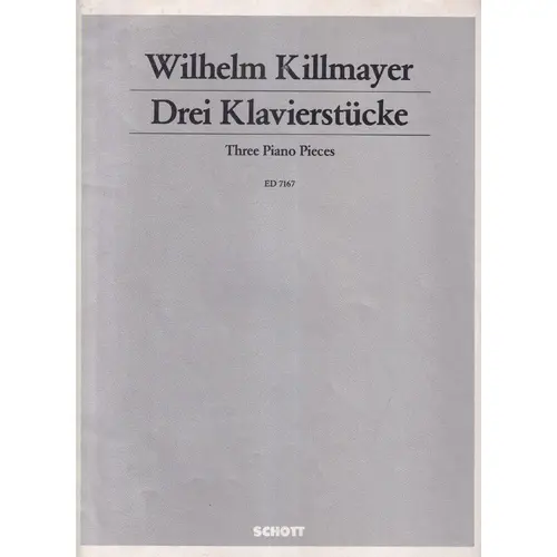 Drei Klavierstucke