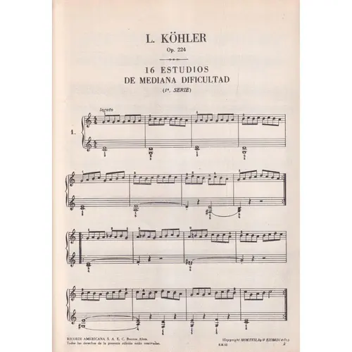 16 Estudios - Op.  224