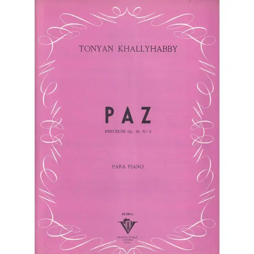 Paz - Berceuse - Op.30 N.2