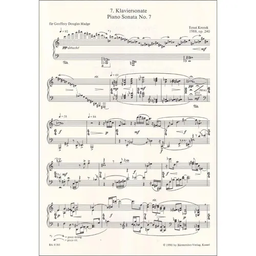 7.Klaviersonate -Op.240 (1988)