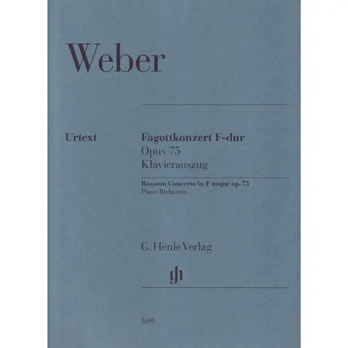 Bassoon Concerto in F major op. 75 - Piano Reduction