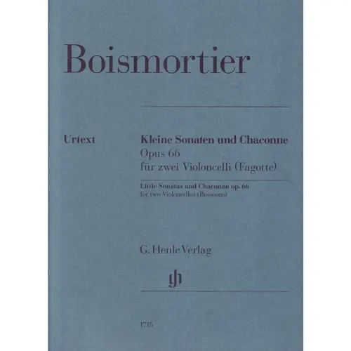 Little Sonatas and Chaconne op. 66 for two Violoncellos (Bassoons)