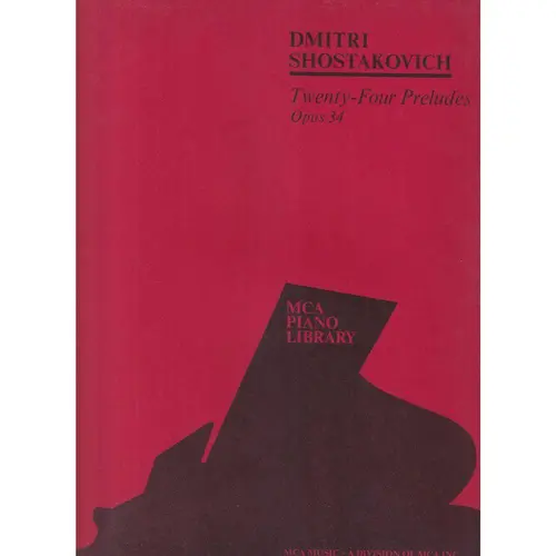 Twentu-four Preludes - op.34 para piano